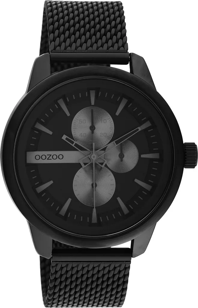 Montre Chic pour Homme Oozoo Noire Idéale pour le Travail et les Sorties