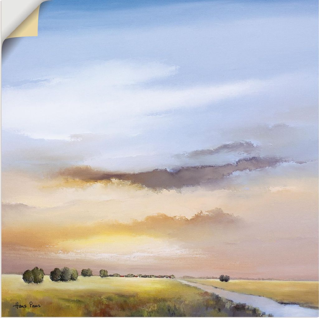 ARTland Wandbild, selbstklebend Landschaft III Größe: 70x70 cm