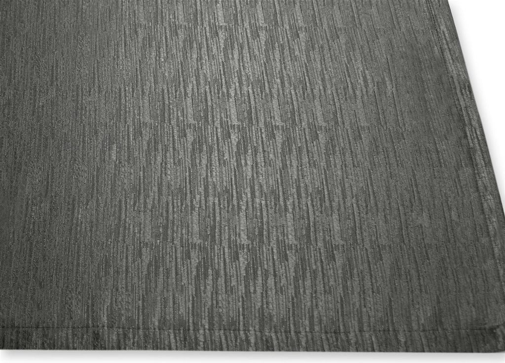Tischdecke Matrix Streifen Tafeltuch Tischwäsche 140 cm Ø rund anthrazit