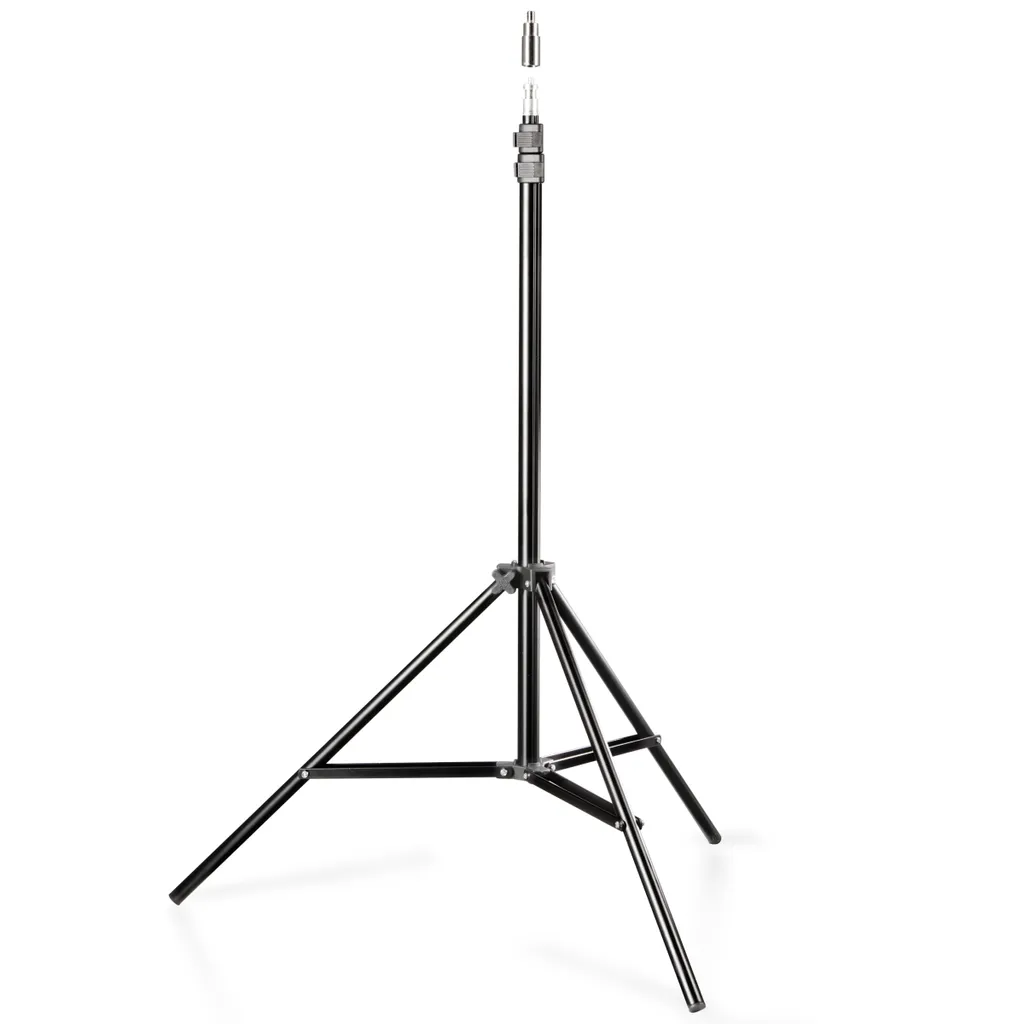 Trépied Walimex WT-803 2m Noir - Solution Stable pour Flash et LED - 12
