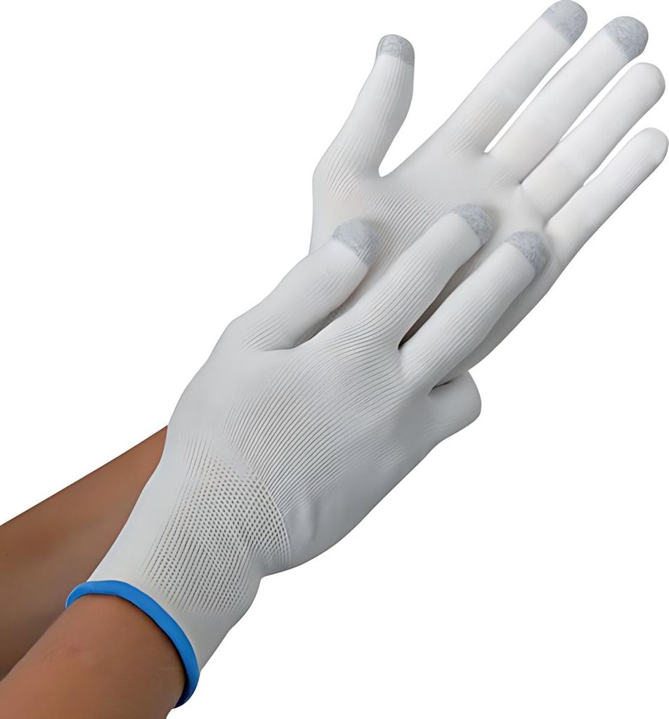 Hygostar 33425 Feinstrickhandschuhe Ultra Flex Touch weiß Immagine del prodotto 