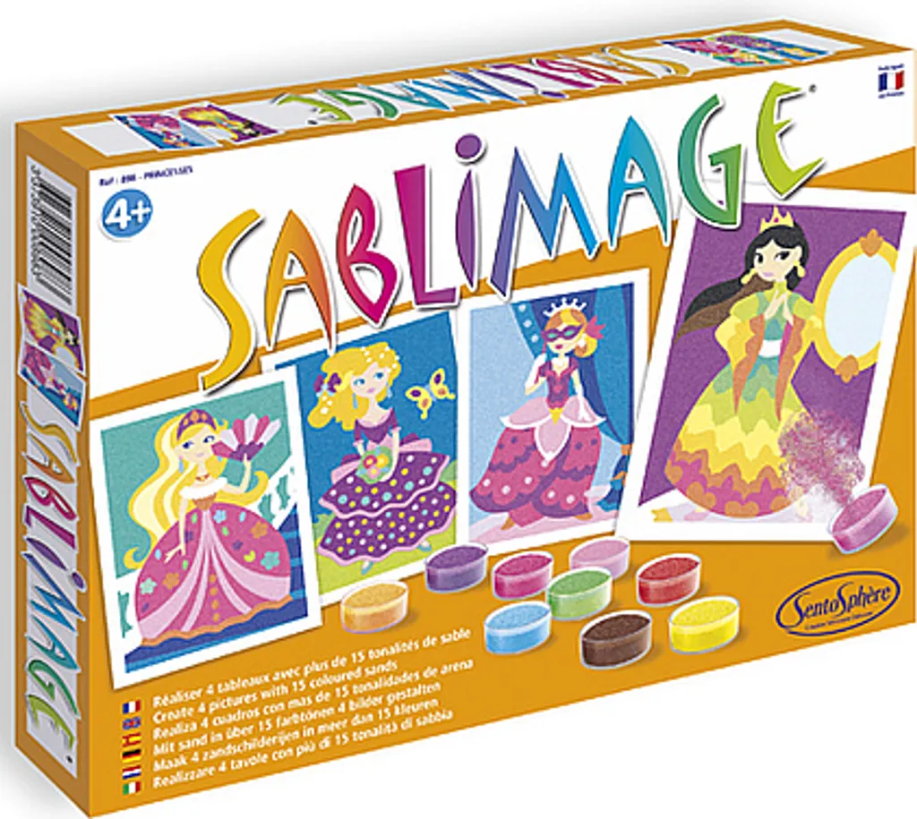 Dessin Sans Tache : Tableaux de Sable Princesse, Loisir Propre et Calme
