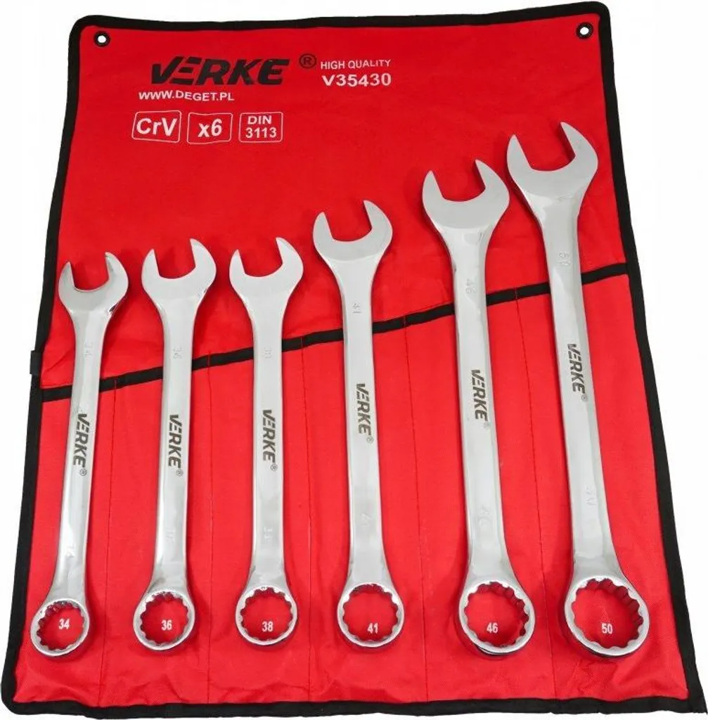 Kit Chiavi a Muro Serie Pesante 34-50 mm 10867 per Officina Meccanica