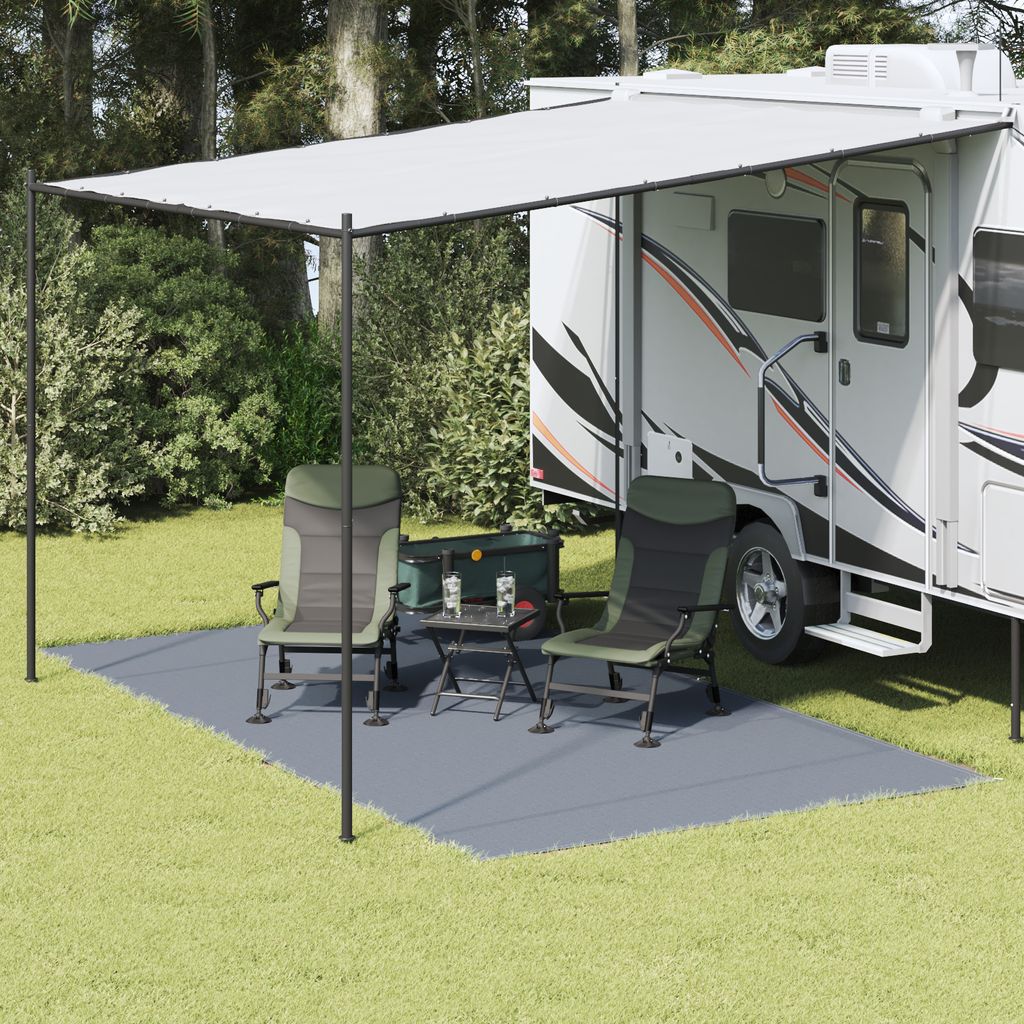 Desgin Zeltzubehör Blau-grau Polyester 250 x 450 cm Tragbar - Campingzelte 42000173