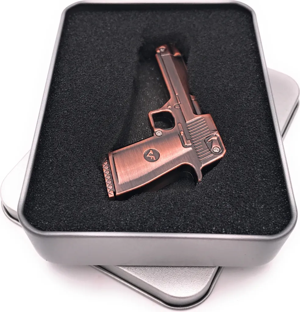 Pendrive 8GB Pistola Cromata Onwomania | Gadget Design in Box