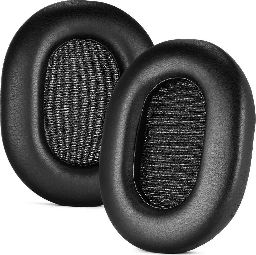INF Cuscinetti di ricambio per Sony WH-1000XM5, pelle proteica e memory foam Nero