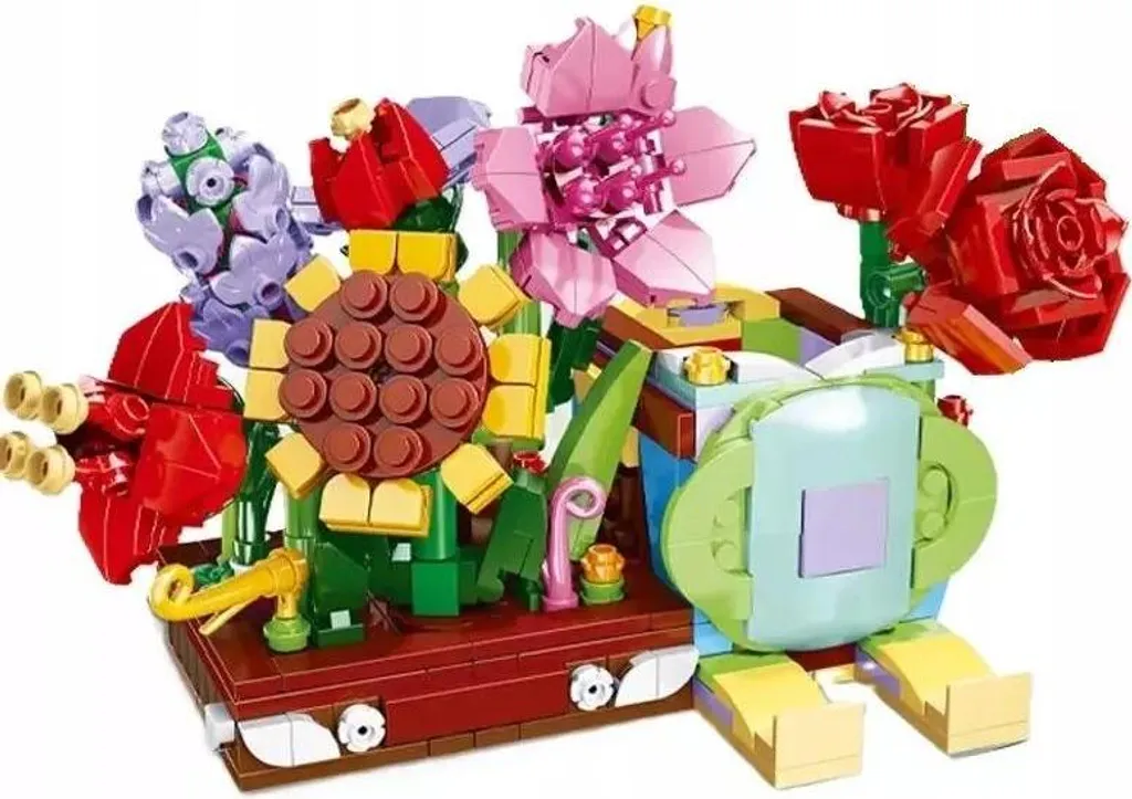Bouquet de fleurs en blocs 752 pcs, fleurs éternelles 7238197 97088 - 5