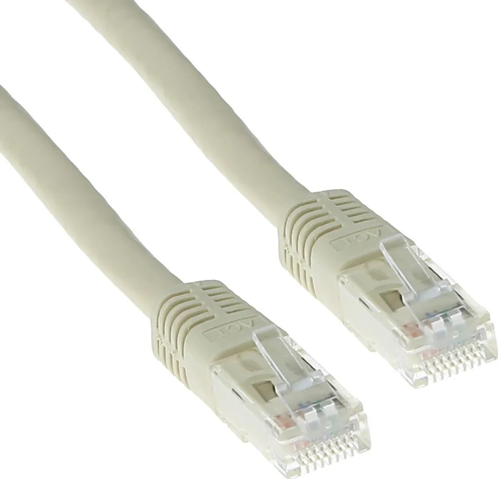 ACT UTP CAT6A 20.0m 20m Cat6a U/UTP (UTP) Elfenbein Netzwerkkabel (IB3320)
