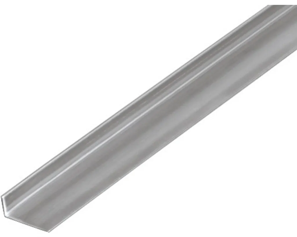 Alberts 487447 Profilé d'angle en acier inoxydable 2000 x 25 x 15 mm