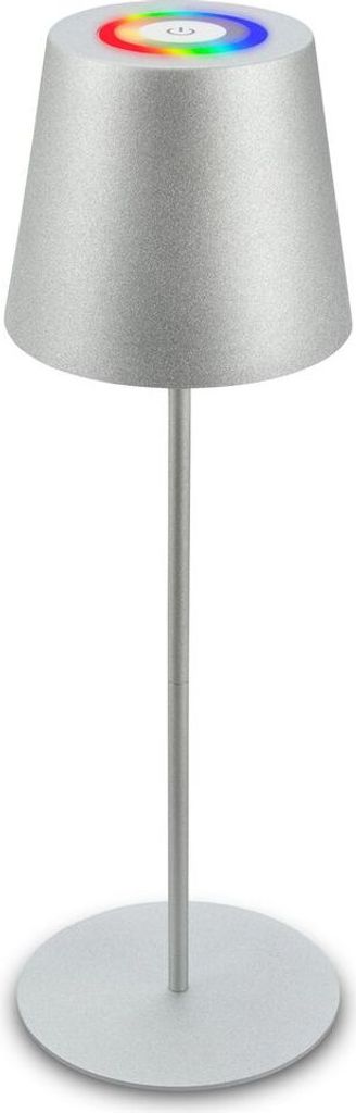 Tischlampe Akku Tischleuchte Kabellos Touch buntes RGB+W Produktbild 