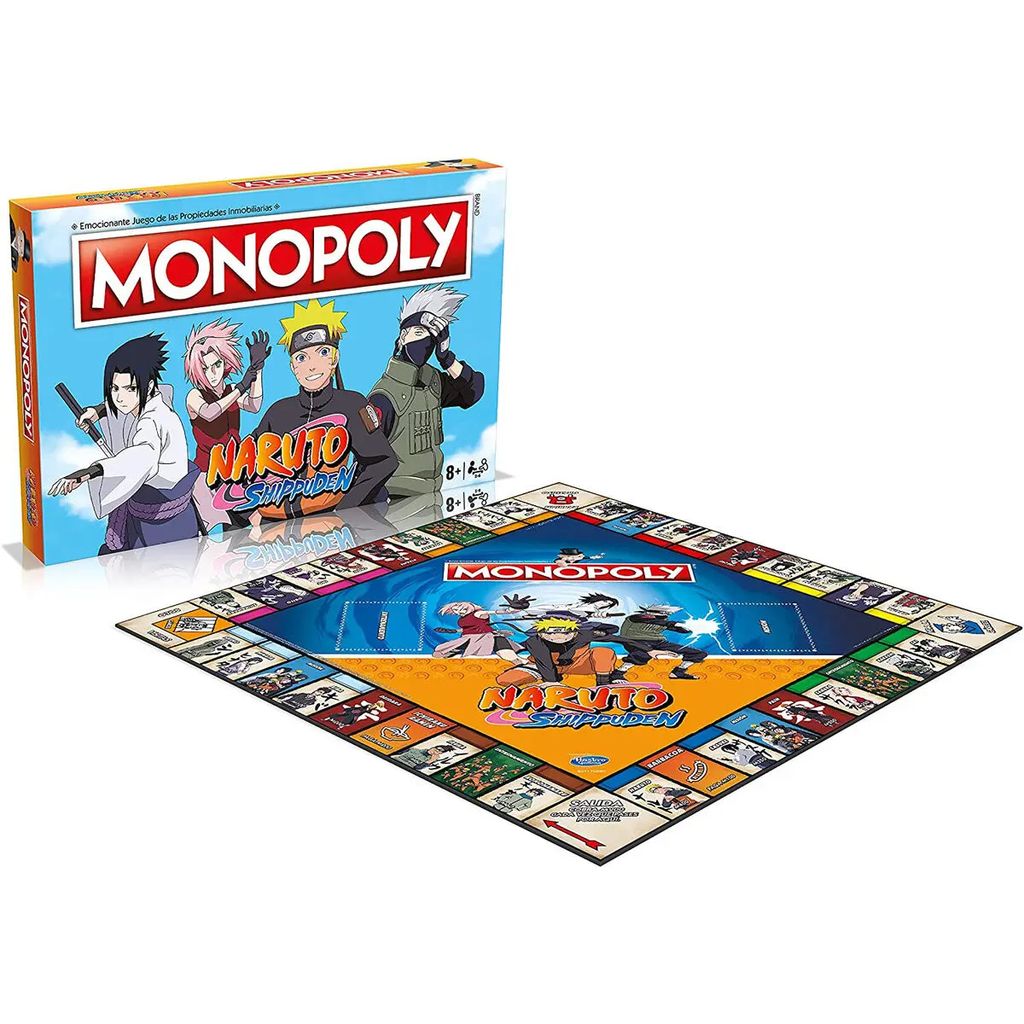 Španielska hra Naruto Shippuden Monopoly Obrázok produktu 1