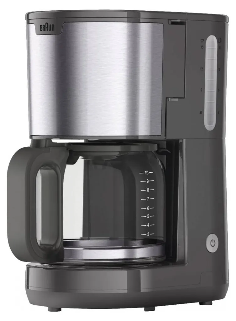 Cafetière Braun KF 1500 GY idéale pour le café du matin à la maison