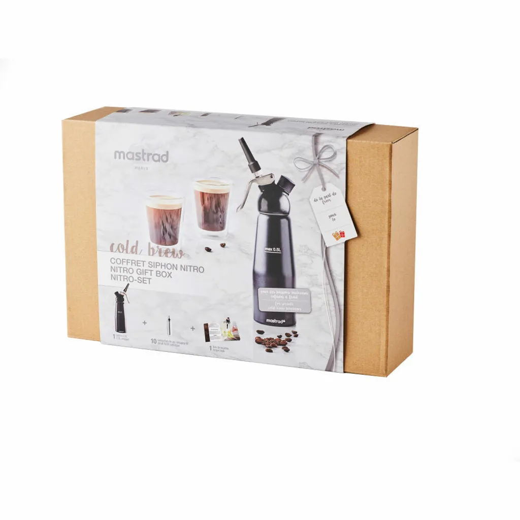 Kit Cold Brew Nitro Mastrad - Fini le Café Glacé Amer et Sans Mousse - 3