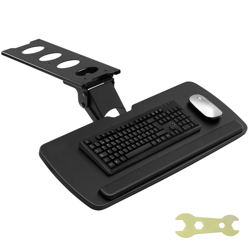 Portatastiera Sotto Scrivania 250x635mm | Regolabile Ergonomico Casa