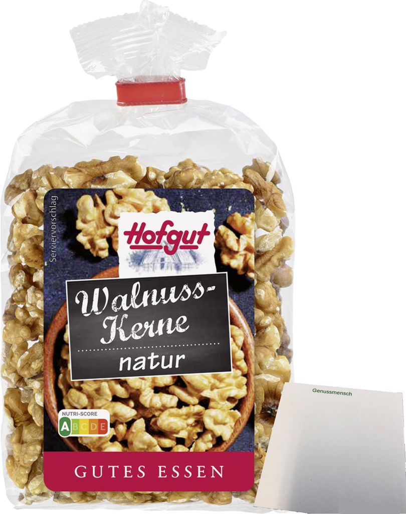 Hofgut Walnusskerne (200g Beutel) + usy Block