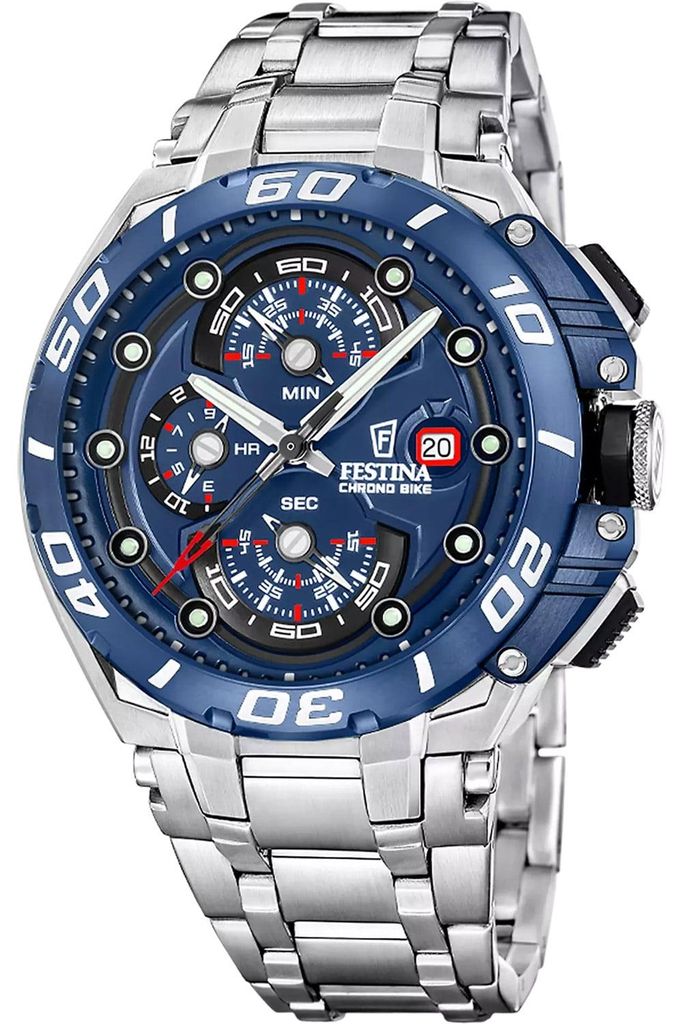 Festina F20754/4 Herrenuhr Chronograph Chrono Bike Dunkelblau