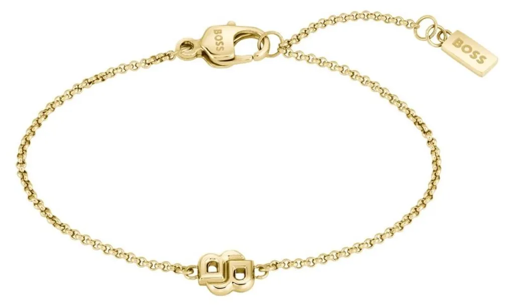 Bracelet Doré Anti-Ternissement Double B 1580698 - Éclat Durable Femme