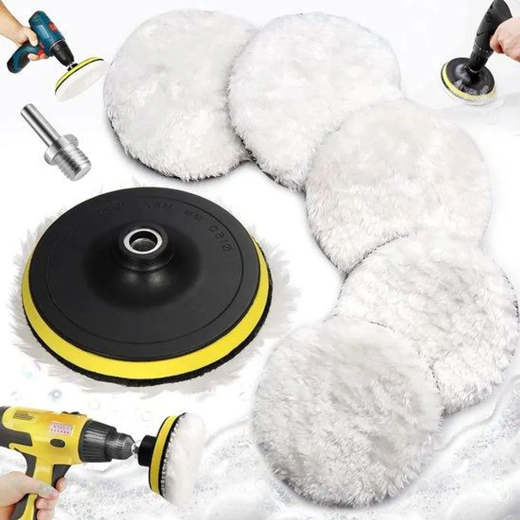 Effacer rayures voiture avec le kit polissage feutre 125mm et Velcro