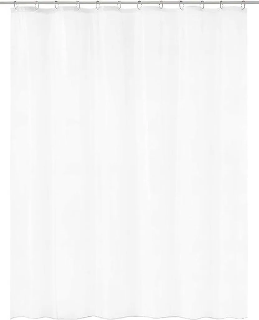 Fini les sols mouillés : rideau de douche imperméable blanc 120x200 vinyle