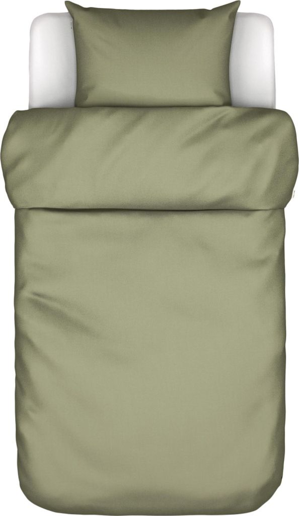 Marc O' Polo Baumwolltwill-Kissenbezug einzeln Tove Farbe Moss green Größe 40x40