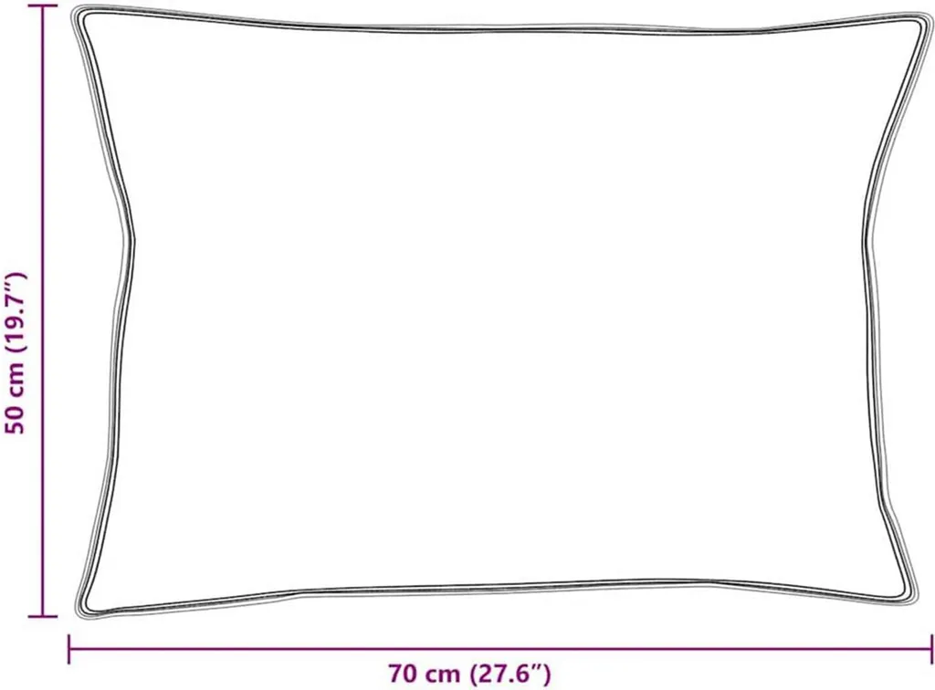 vidaXL Set di piumini con cuscini 3 pezzi Piuma bianca - 8