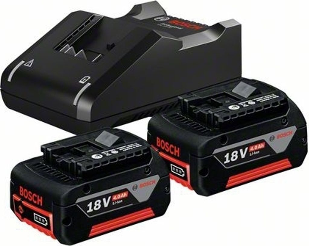 Bosch 2x 4.0Ah + GAL 18V-40 Akku Produktbild 9
