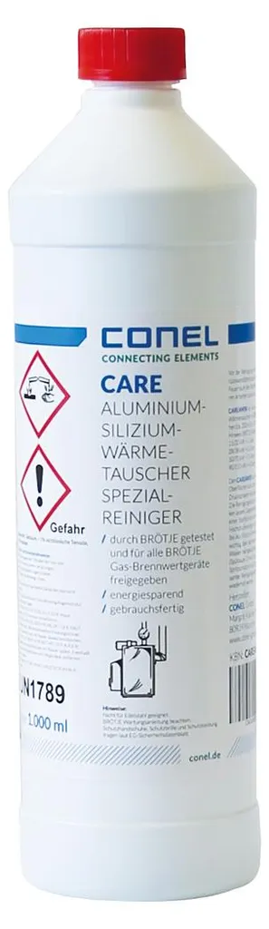 Nettoyant échangeur alu-silicium CONEL CARE 1L pour entretien chaudière