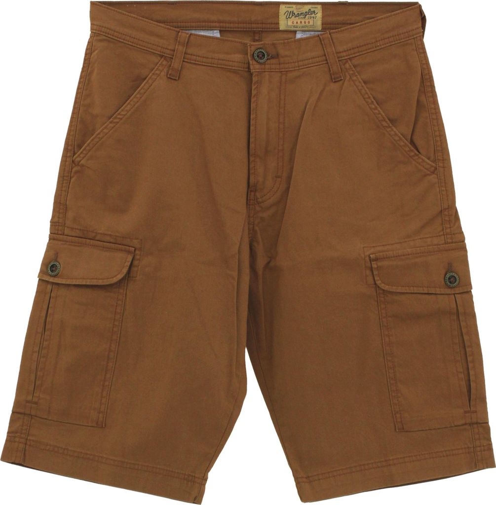 29995 Wrangler, Cargo Shorts, kurze Jeans, Gabardinestretch, cognac, W 33