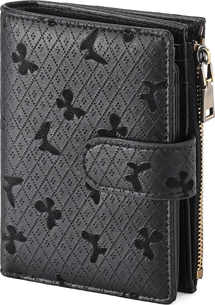 Mini Borsellino Donna RFID con Zip: Portafoglio Compatto Chic