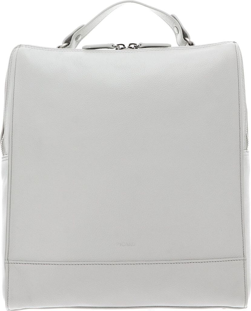 PICARD Leder Freizeitrucksack Rucksack Luis Backpack Shark hellgrau