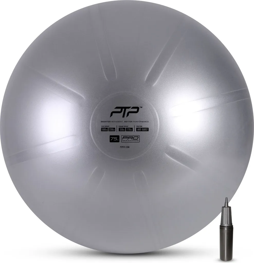 Coreball PTP 1531 75cm contre le Mal de Dos et pour le Gainage Gris