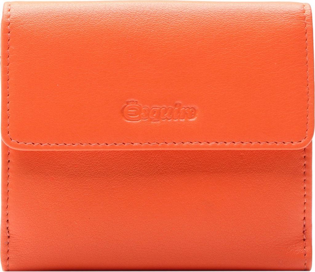 Esquire Leder Geldbörse Viktoria Little Wallet Flame orange