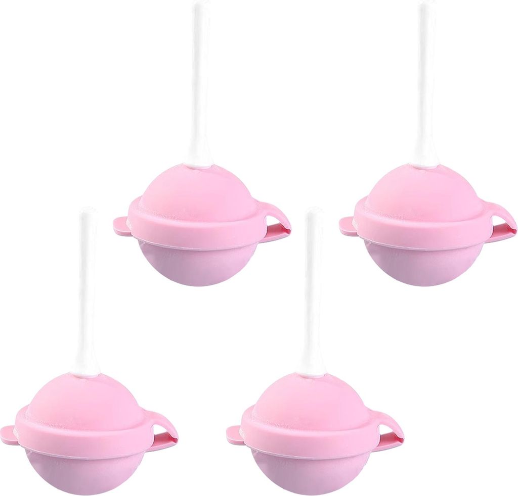 1/4 Stück Silikon-Eisform für Eis am Stiel, lebensmittelecht, selbstgemachte Eismaschine, wiederverwendbare Lollipop-Eisform für Kinder