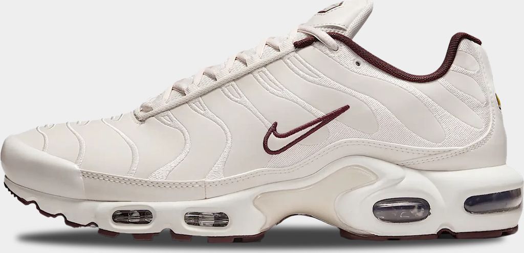 Nike Air Max Plus TN Premium Phantom Light Bone Bordeaux Herren NEU 41