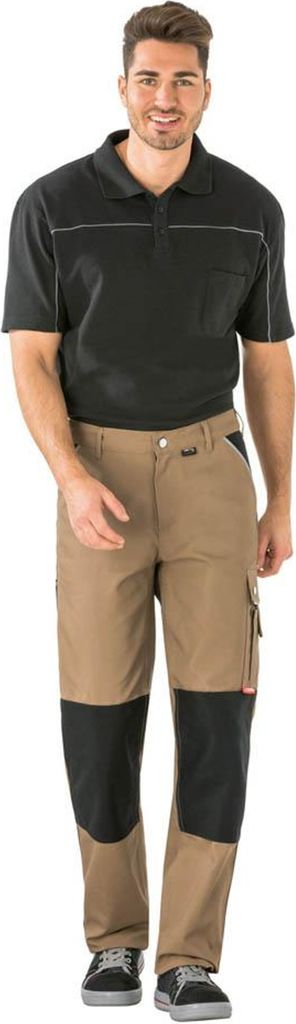 Planam Bundhose Canvas 320 Gr. 52 khaki/schwarz Produktbild 