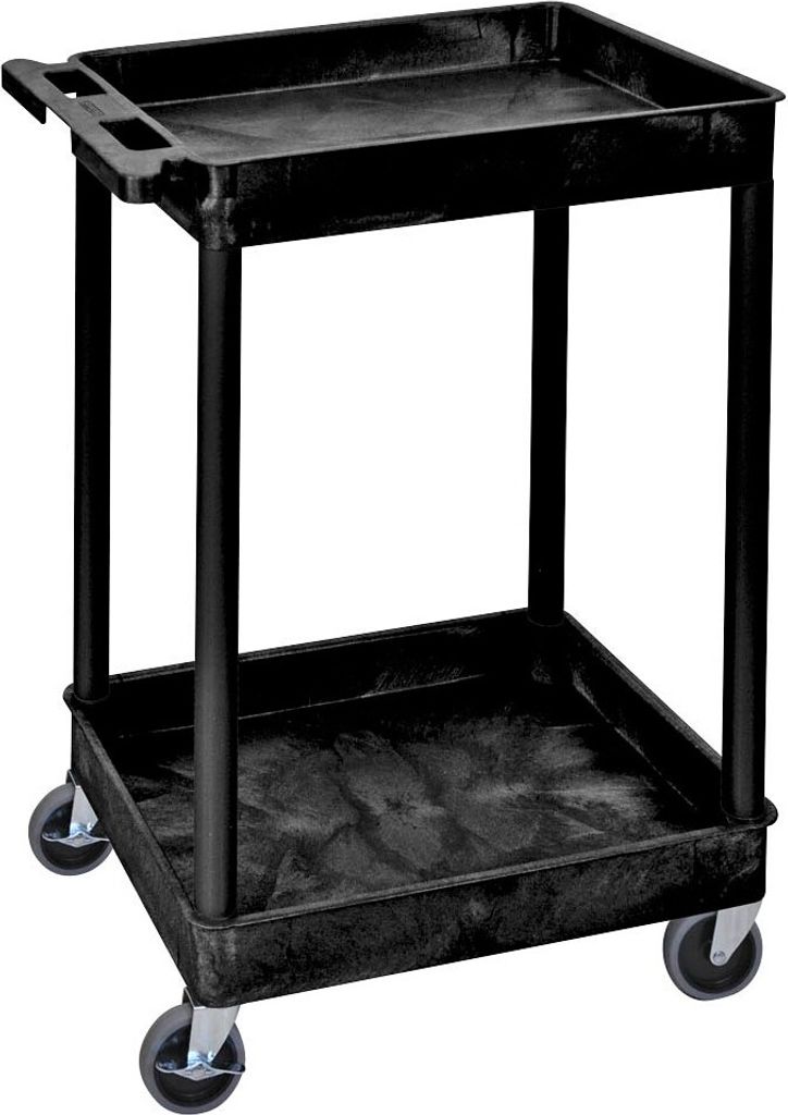 Etagenwagen schwarz 61,0 x 46,0 x 95,0 cm