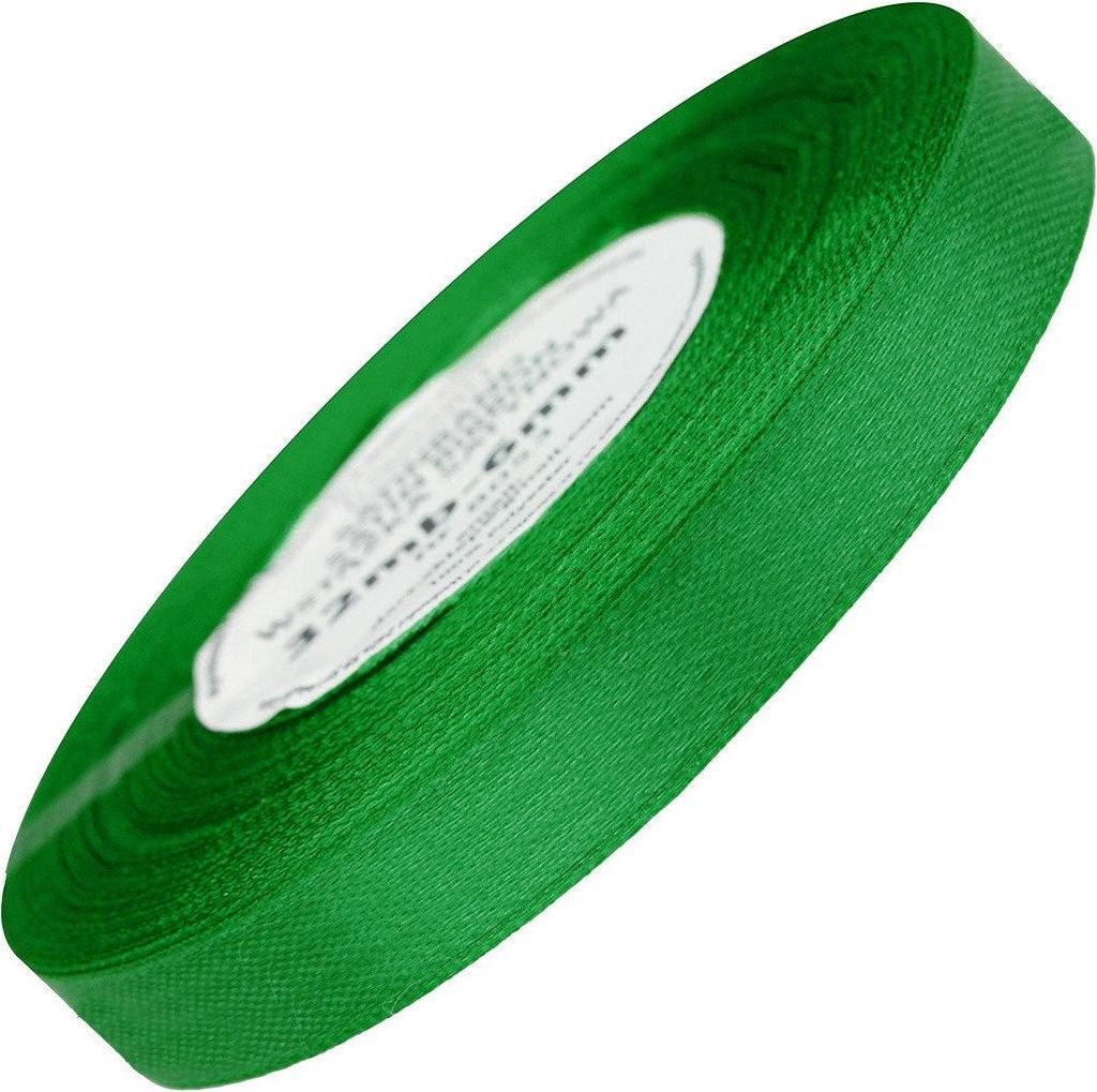 Satinband 12 mm - stark grün - 32 lfm Produktbild 