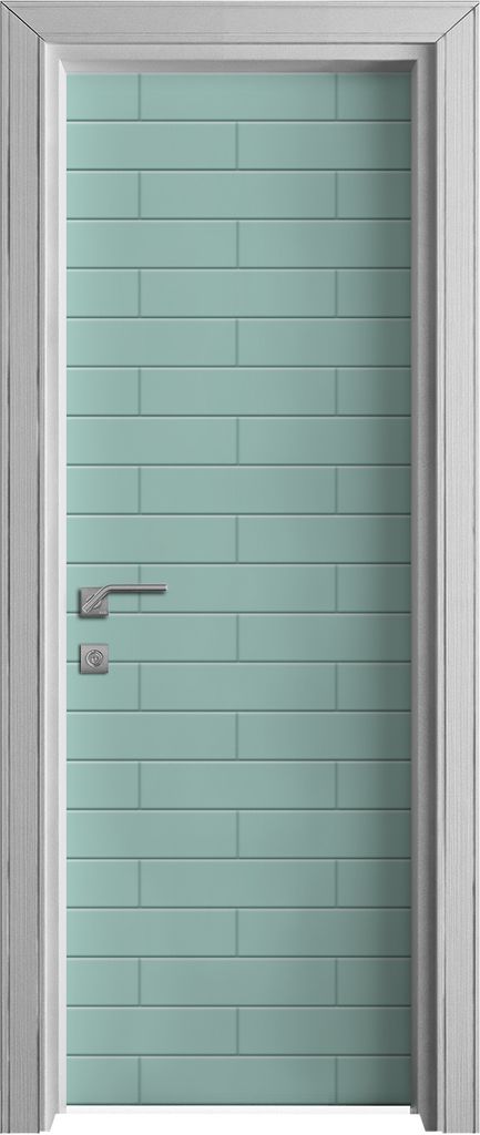 Tür Selbstklebende 70x210 cm Türfolie Türtapete Klebefolie - farbige Backstein Ziegel