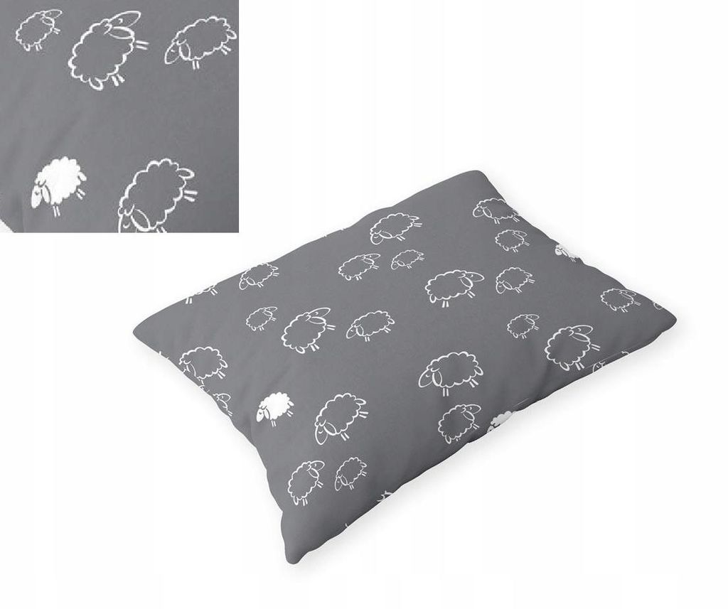 Posciel-Hurt Kissenbezug 40x60cm 100% Baumwolle Grau Produktbild 