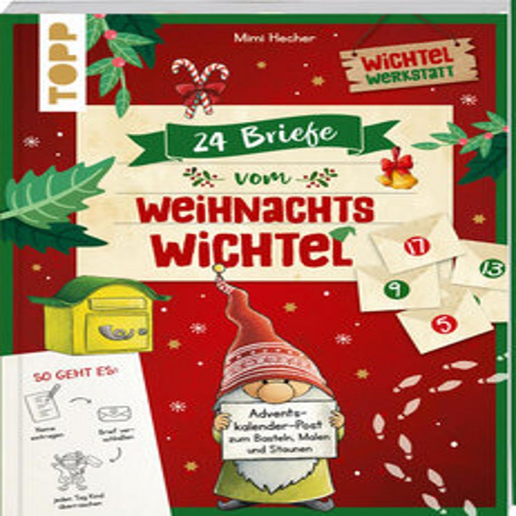 24 Briefe vom Weihnachtswichtel Adventskalenderbuch Zdjęcie produktu 
