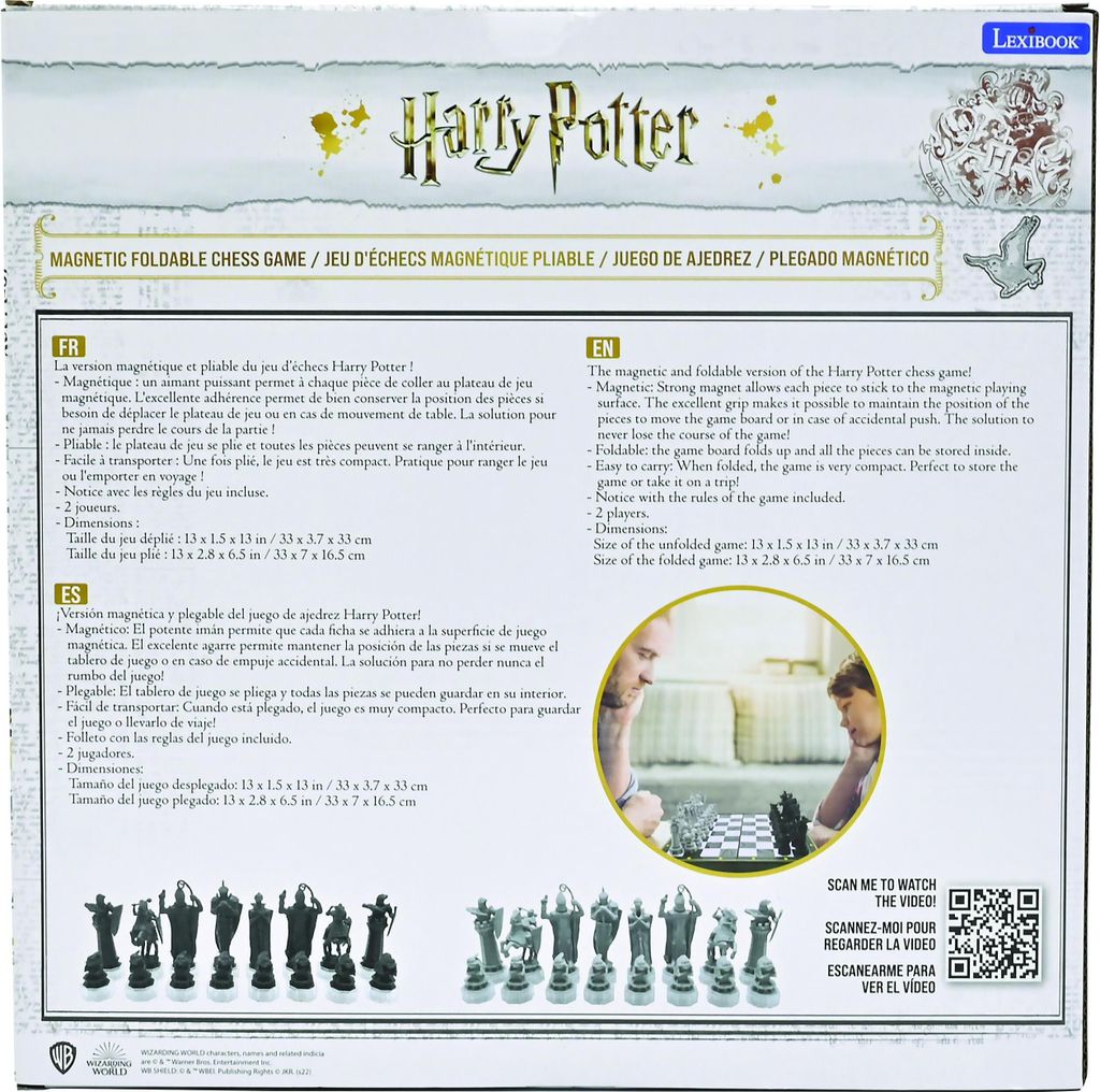 Harry Potter Gioco degli scacchi magnetico Immagine del prodotto 