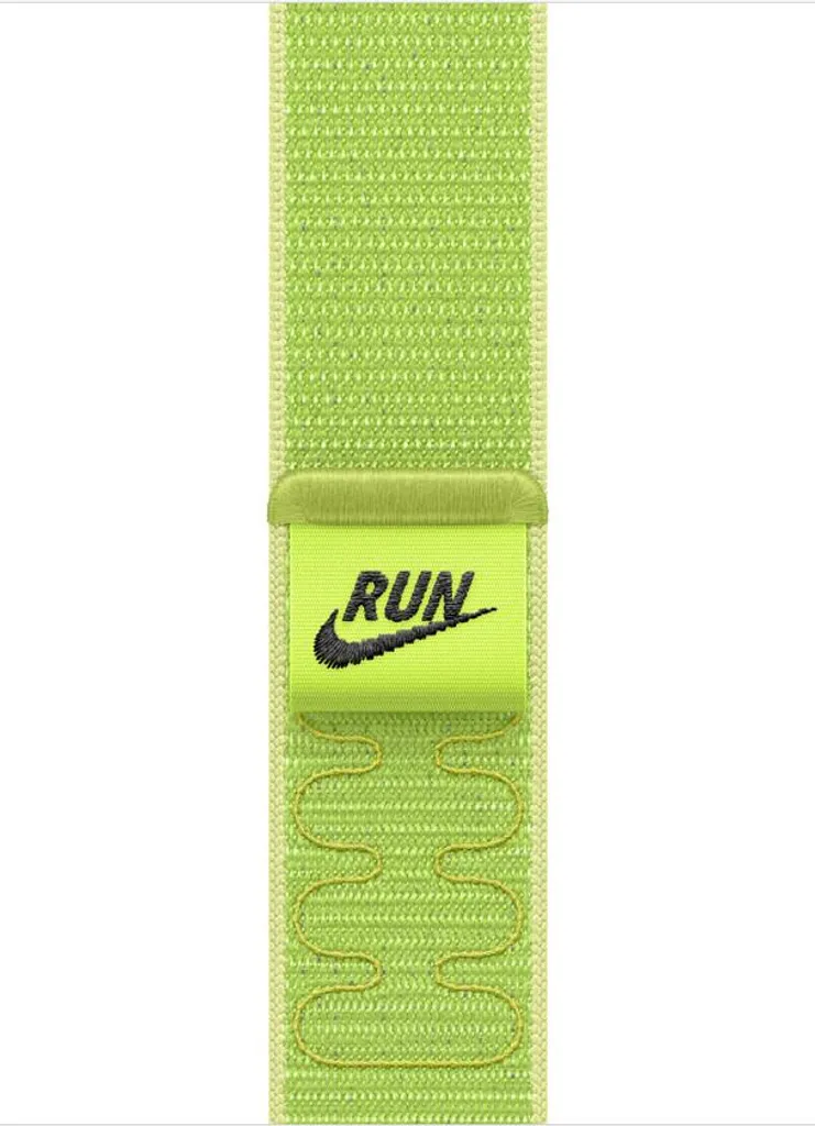 Apple Nike Sport Loop Band Verde Nylon, Poliestere riciclato, Spandex