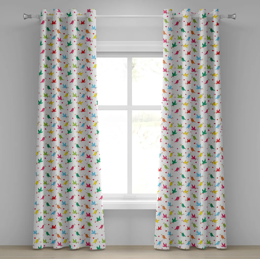 Tenda Moderna ABAKUHAUS Occhielli 280x225cm San Valentino Multicolore