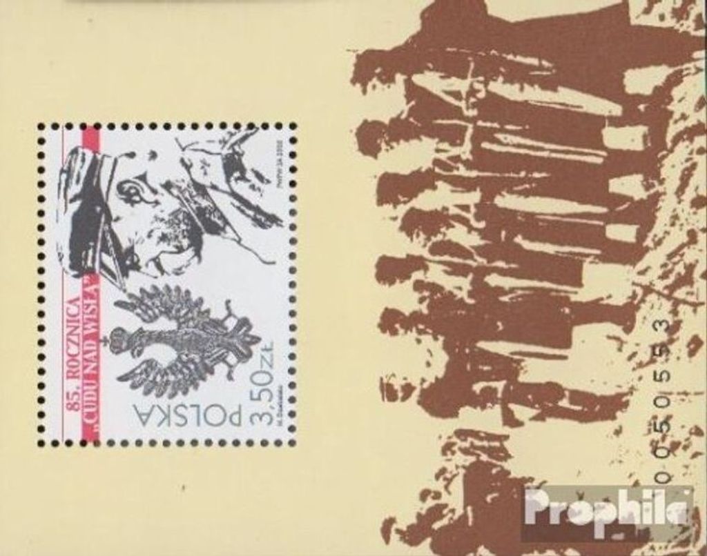 Briefmarken Polen 2005 Mi Block166 (kompl.Ausg.) postfrisch Schlacht von Warschau