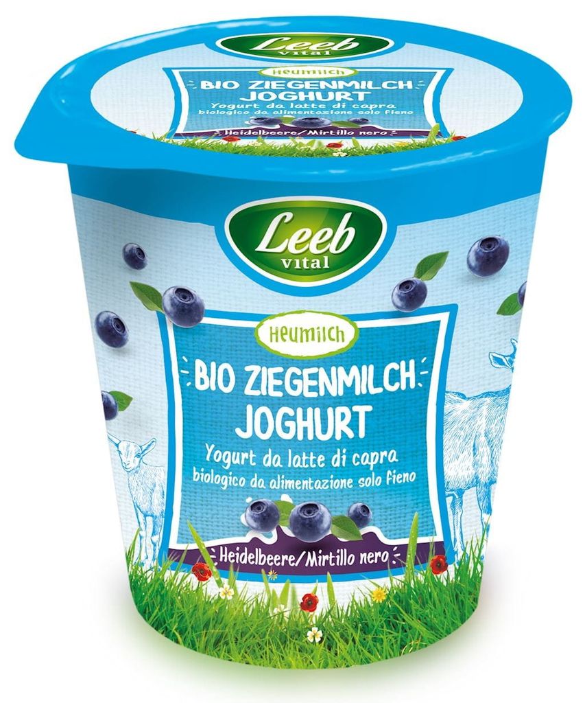 Ziegen joghurt heidelbeere125 g - LEEB VITAL
