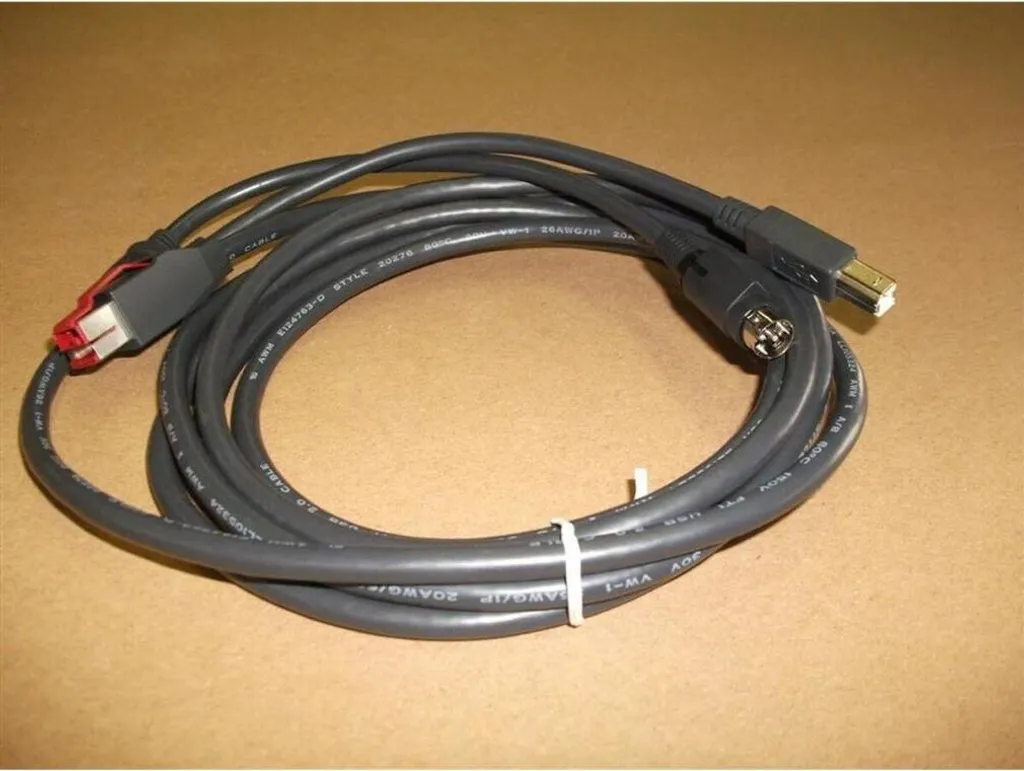 Câble de Connexion USB Imprimante Epson 3.65m - Alimentation 24V Robuste