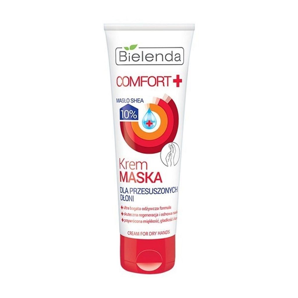 Bielenda Comfort Moisturizing Hand Mask for Dry Skin with 10% Shea Butter 75ml
