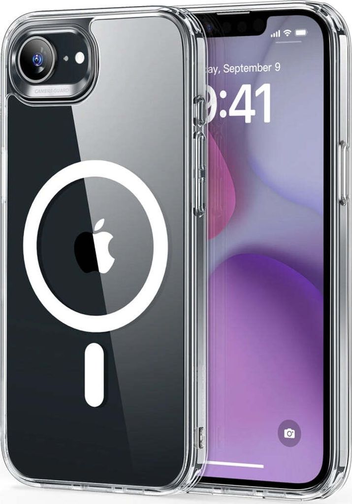 ESR Classic Hybrid Halolock MagSafe Case für iPhone 16e - Transparent
