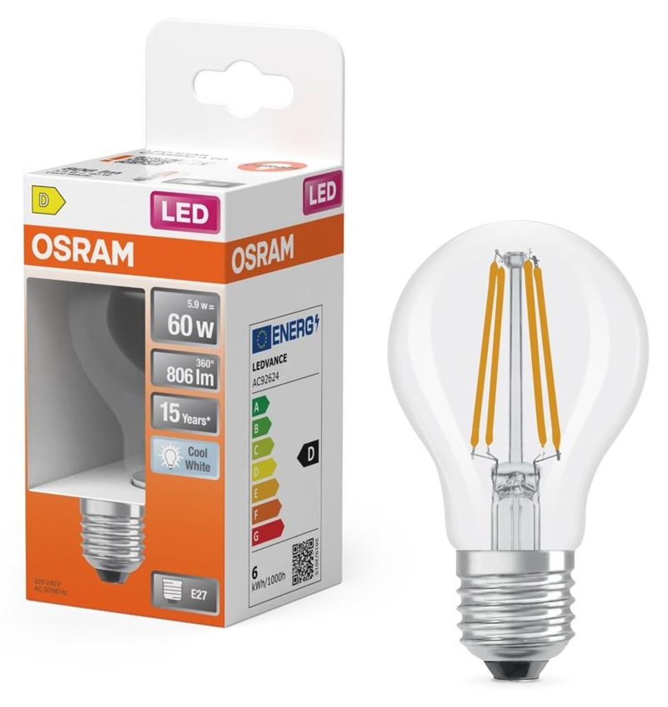 OSRAM 4099854467998 LED-Lampen, klassische Kolbenform 5.9 W Produktbild 