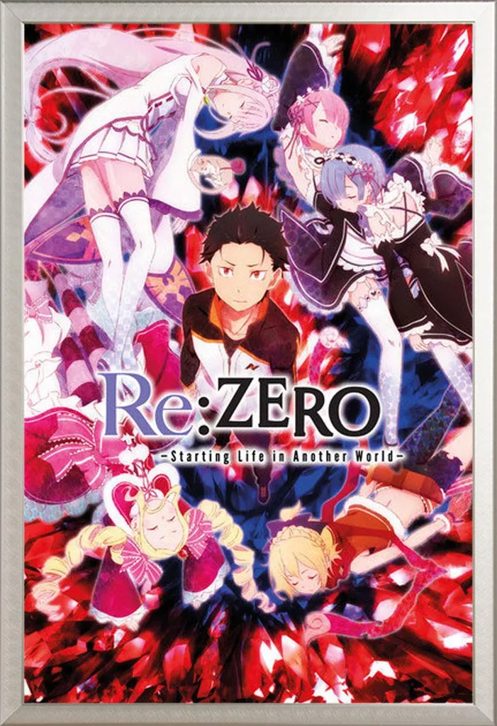 Affiche encadrée Re:Zero avec cadre interchangeable Shinsuke argent